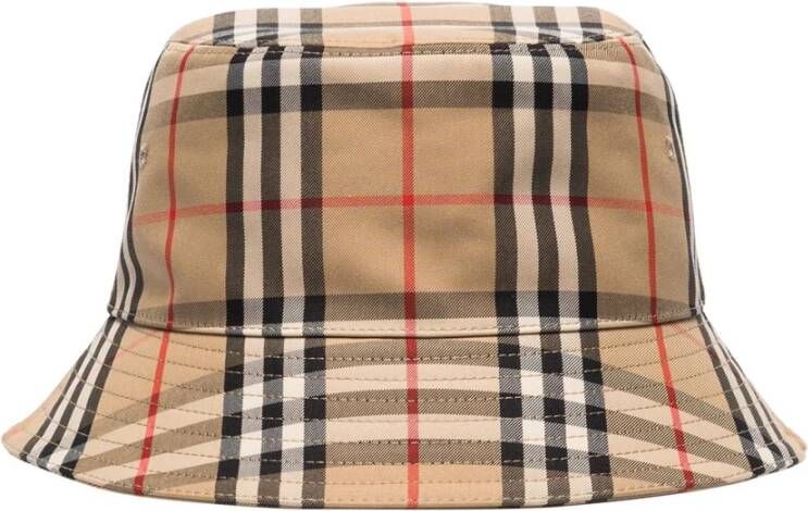 Burberry Vintage Check Emmer hoed Beige