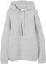 Burberry Cashmere Blend Hoodie met Logo Borduursel Gray Dames - Thumbnail 3