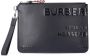 Burberry Hoogwaardige leren portemonnee kaarthouder Black Heren - Thumbnail 1