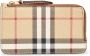 Burberry Archief Beige Somerset Ritsportemonnee Beige Dames - Thumbnail 1
