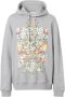 Burberry Katoenen hoodie met bloemenprint Grijs Heren - Thumbnail 1