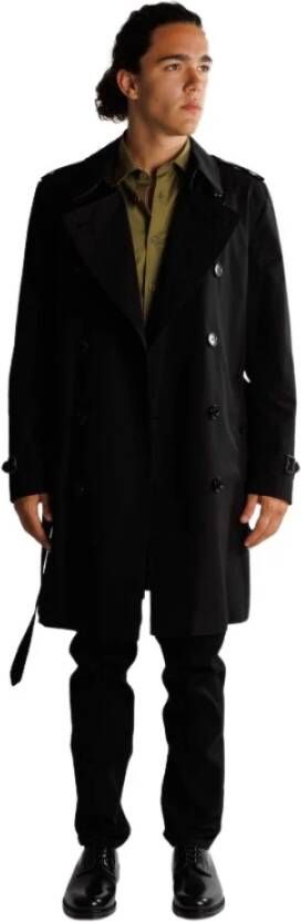 Burberry Kensington trench coat Zwart Heren