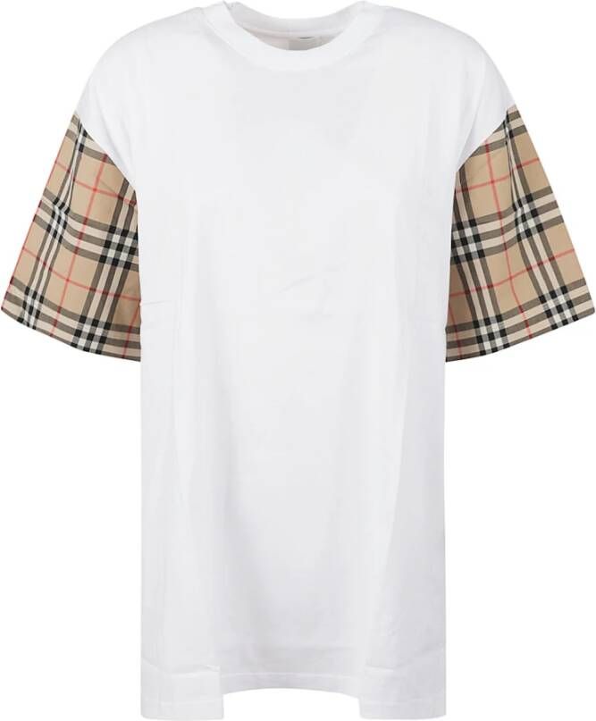 Burberry Klassieke Collectie T-shirts en Polos White Dames