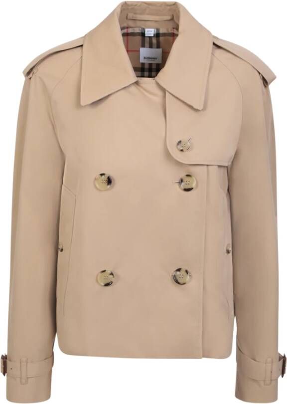 Burberry Light Jackets Beige Dames