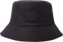 Burberry Logo Bucket Hat met schelpweefsel Zwart Heren - Thumbnail 1