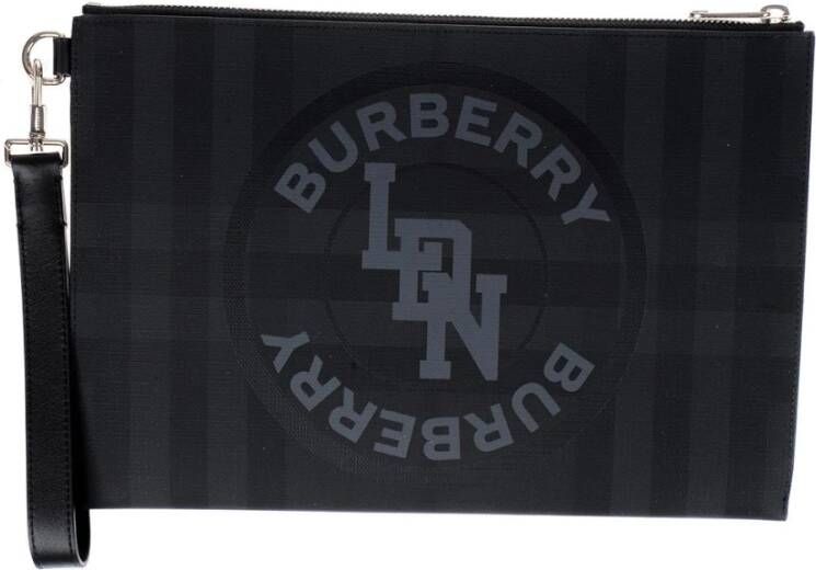 Burberry Logo Graphic London Portemonnee Zwart Heren