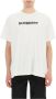 Burberry Witte Geribbelde Crewneck T-shirts en Polos White Heren - Thumbnail 7