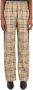 Burberry Vintage Check Flared Broek Multicolor Dames - Thumbnail 2