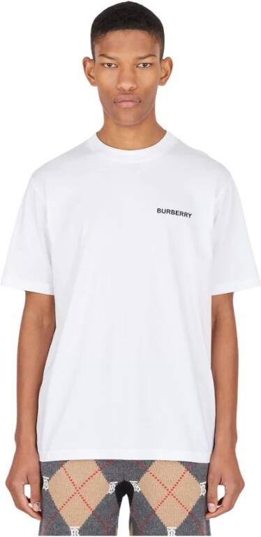 Burberry Mac Logo T-Shirt White Heren