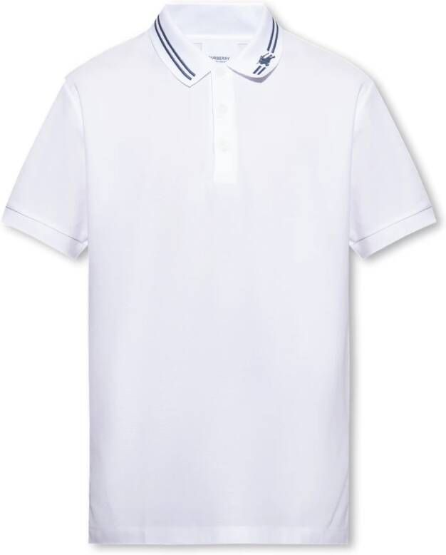 Burberry Manor polo shirt Wit Heren
