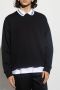 Burberry Zwarte Katoenen Sweatshirt met Logodetail Black Heren - Thumbnail 1