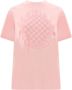 Burberry Maxi Print Katoenen T-Shirt Roze Dames - Thumbnail 1