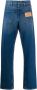 Burberry Moderne Statement Straight Jeans Blauw Heren - Thumbnail 1