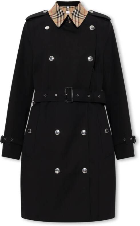 Burberry Dubbelbreasted trenchcoat Black Dames