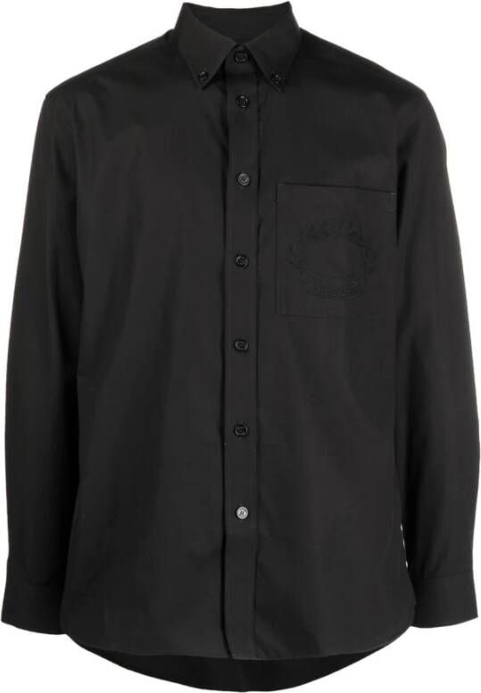 Burberry Normaal Overhemd Zwart Heren