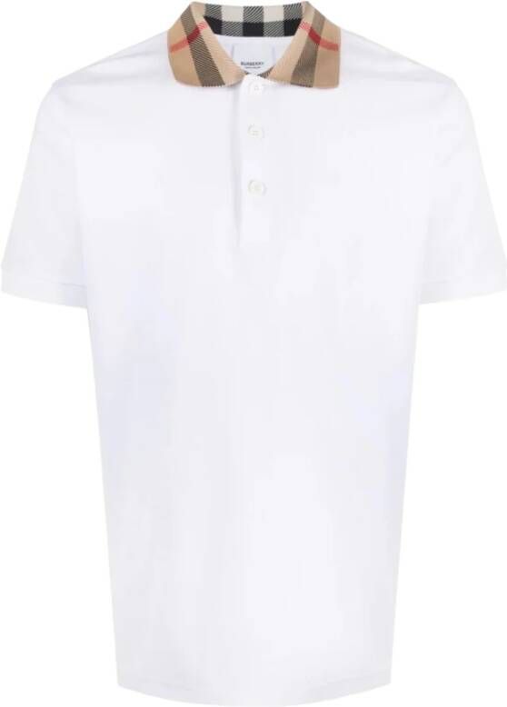 Burberry Polo Shirt Wit Heren