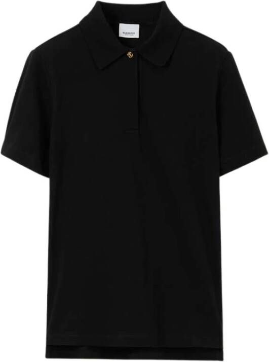 Burberry Polo Shirts Zwart Dames