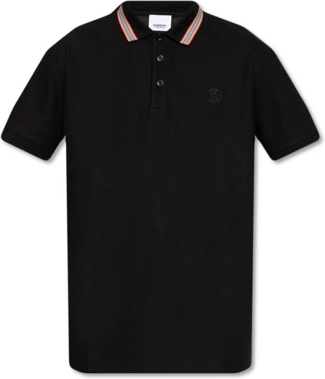 Burberry Klassieke Polo Shirt Black Heren