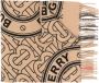 Burberry Geruite Cashmere Gebreide Sjaal Beige Dames - Thumbnail 1