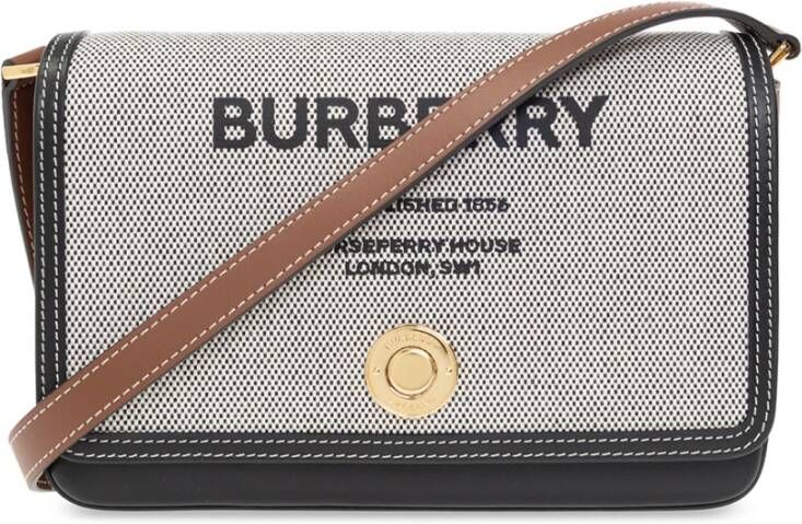 Burberry Horseferry Schoudertas Grijs Dames