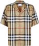 Burberry Shirt met korte mouwen Beige Heren - Thumbnail 1