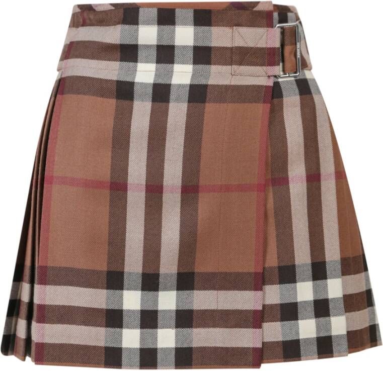 Burberry Short Skirts Beige Dames