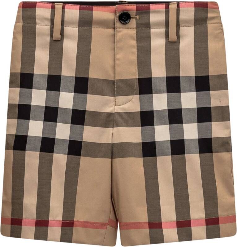 Burberry Shorts Beige Heren