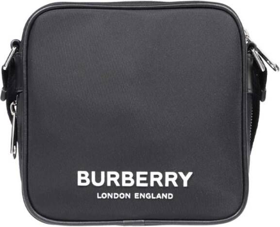 Burberry Stijlvolle Crossbody Tas Zwart Heren