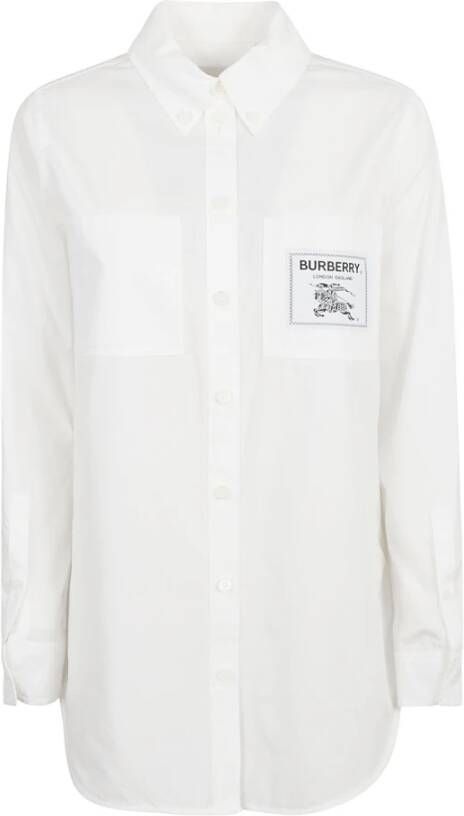 Burberry Stijlvolle Dames Formele Overhemd White Dames