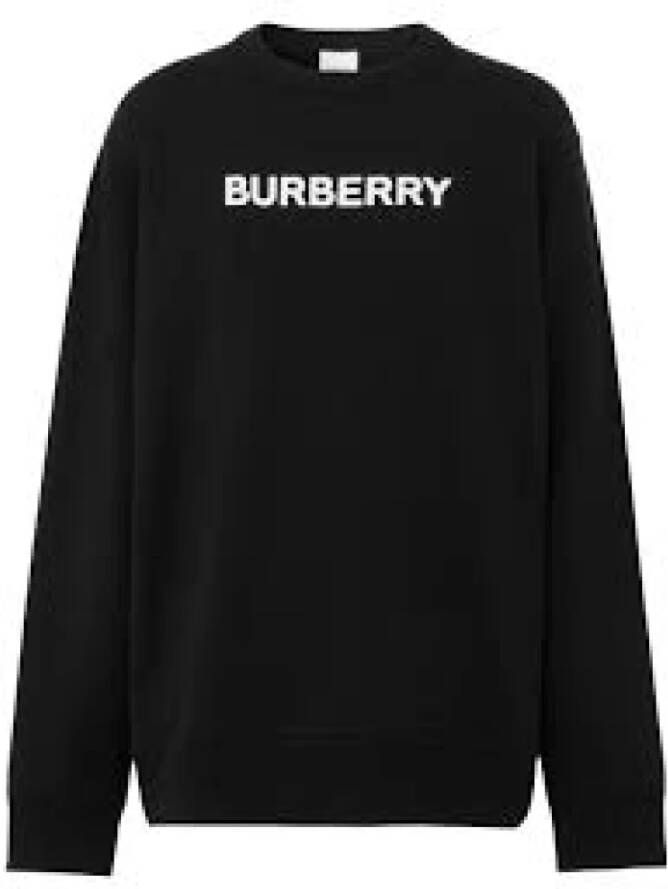 Burberry Stijlvolle Sweatshirt voor Heren Zwart Heren