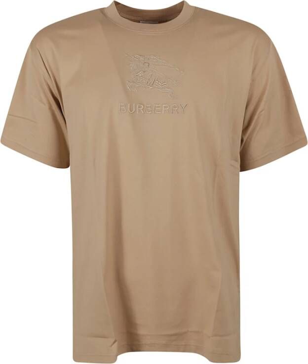 Burberry Stijlvolle T-shirts en Polos Beige Heren
