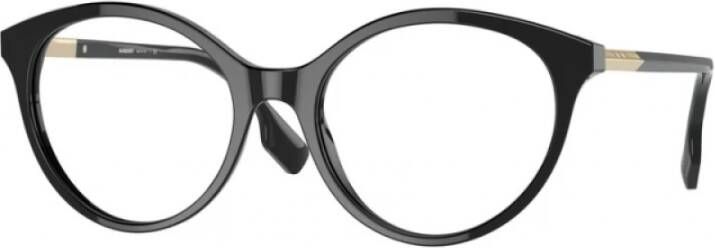 Burberry Stijlvolle zwarte plastic bril Zwart Dames