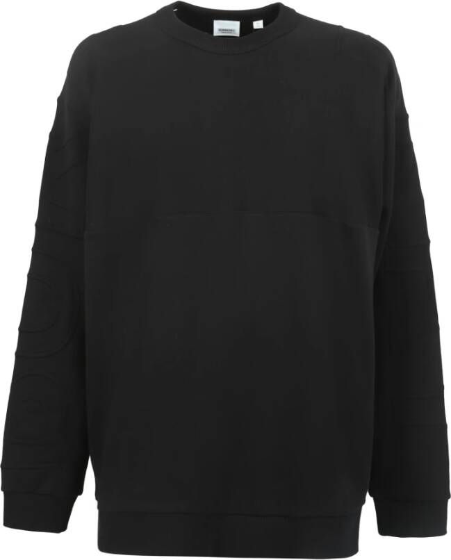 Burberry Stijlvolle Zwarte Sweatshirt voor Heren Zwart Heren