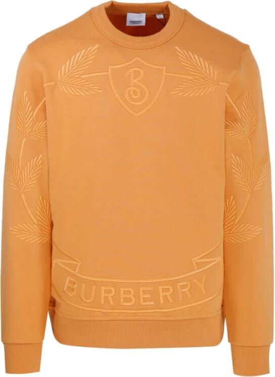 Burberry Sweatshirts Oranje Heren