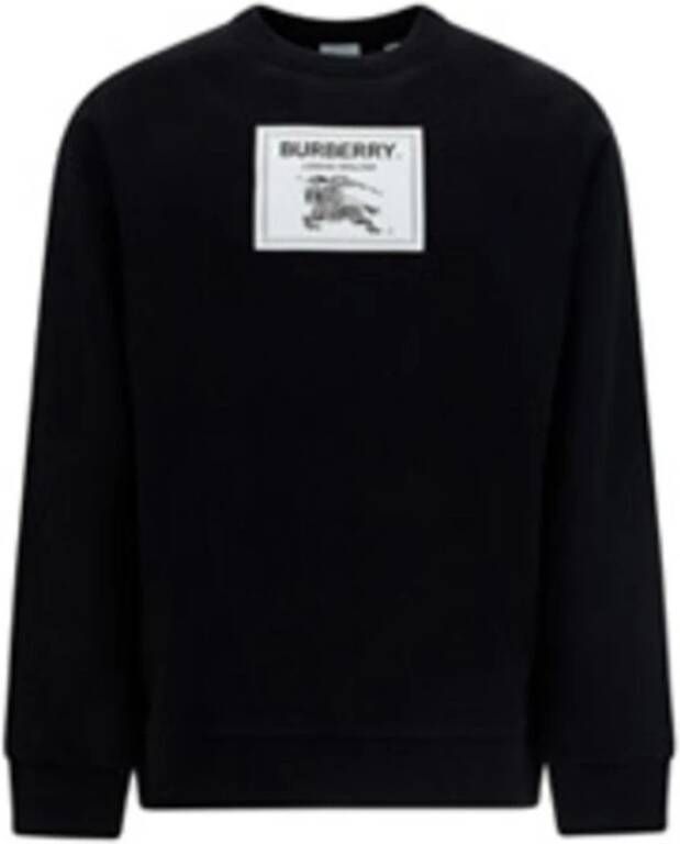 Burberry Sweatshirt Zwart Heren