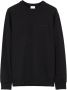 Burberry Zwarte Katoenen Sweatshirt met Logodetail Black Heren - Thumbnail 5