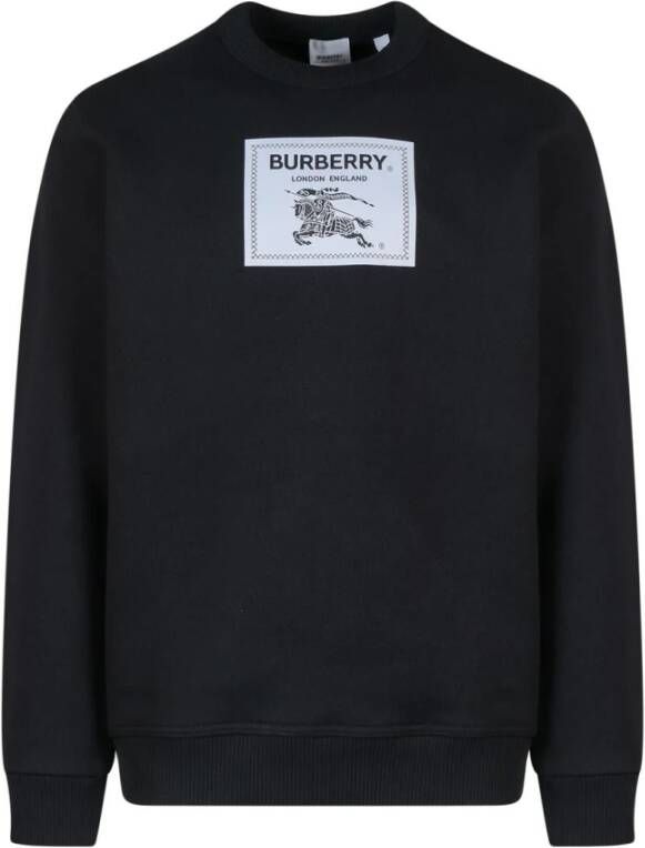 Burberry Sweatshirts Zwart Heren