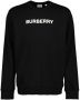 Burberry Logo Print Sweatshirt Ronde Hals Lange Mouwen Black Heren - Thumbnail 1