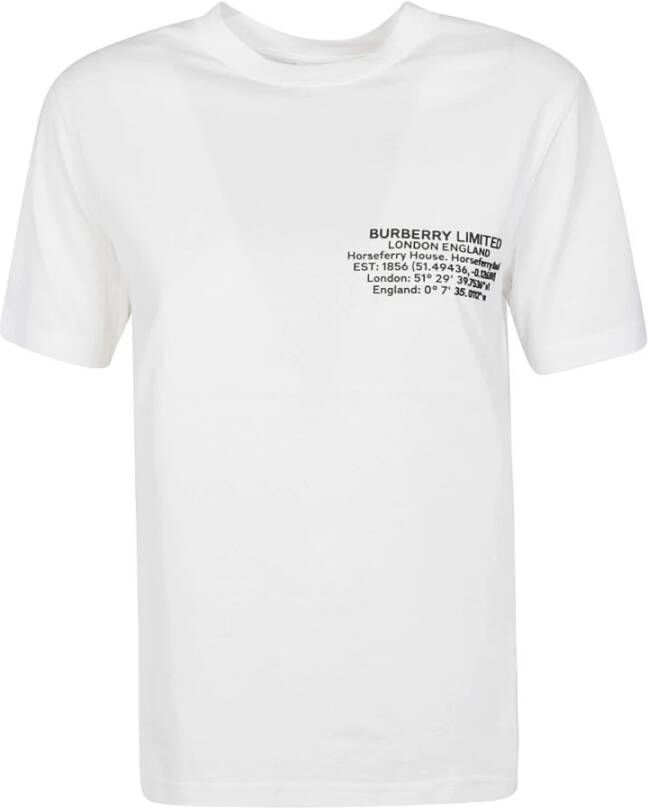 Burberry T-shirt 8043230 Wit Dames
