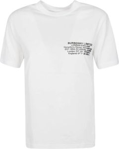 Burberry T-shirt 8043230 Wit Dames