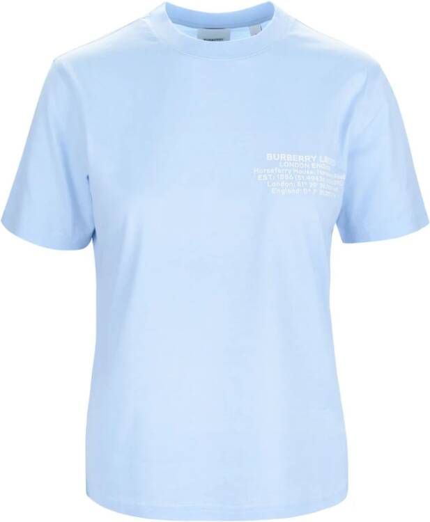 Burberry T-shirt Blauw Dames
