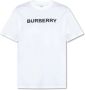 Burberry T-shirt met logoprint White Dames - Thumbnail 1