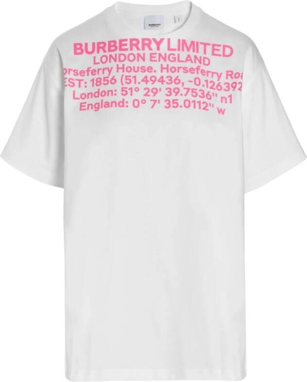 Burberry T-shirt Wit Dames