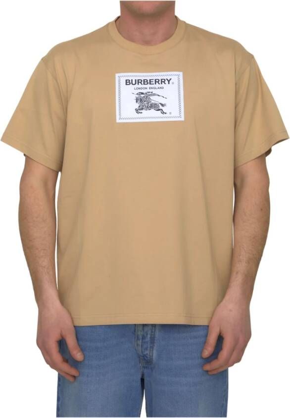 Burberry T-Shirts Beige Heren