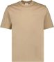Burberry Logo Ingedrukt Ronde Hals T-shirt Beige Heren - Thumbnail 1