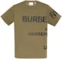 Burberry Heren Harlford T-shirt Ronde Hals Korte Mouwen Green Heren - Thumbnail 1