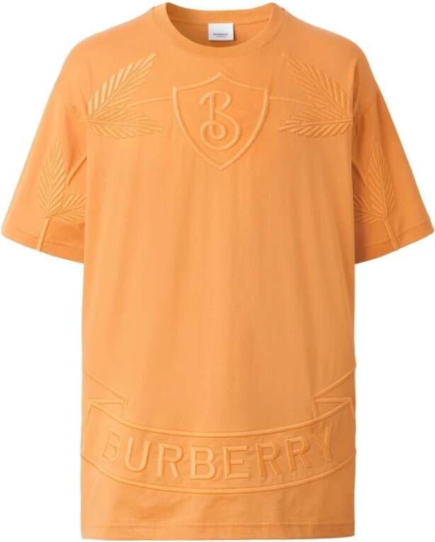 Burberry T-Shirts Oranje Heren