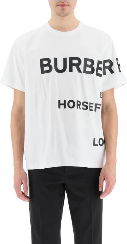 Burberry T-shirts Wit Heren