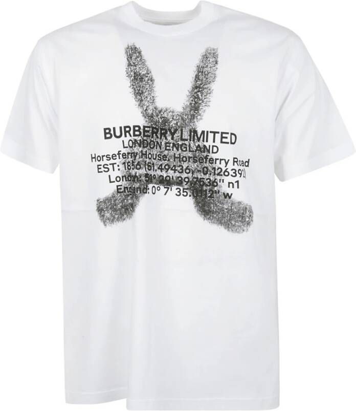 Burberry T-Shirts Wit Heren