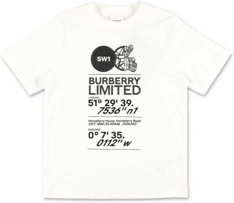 Burberry T-Shirts Wit Unisex